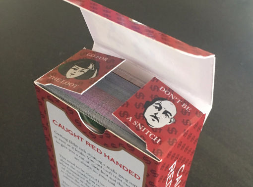 Top of card pack