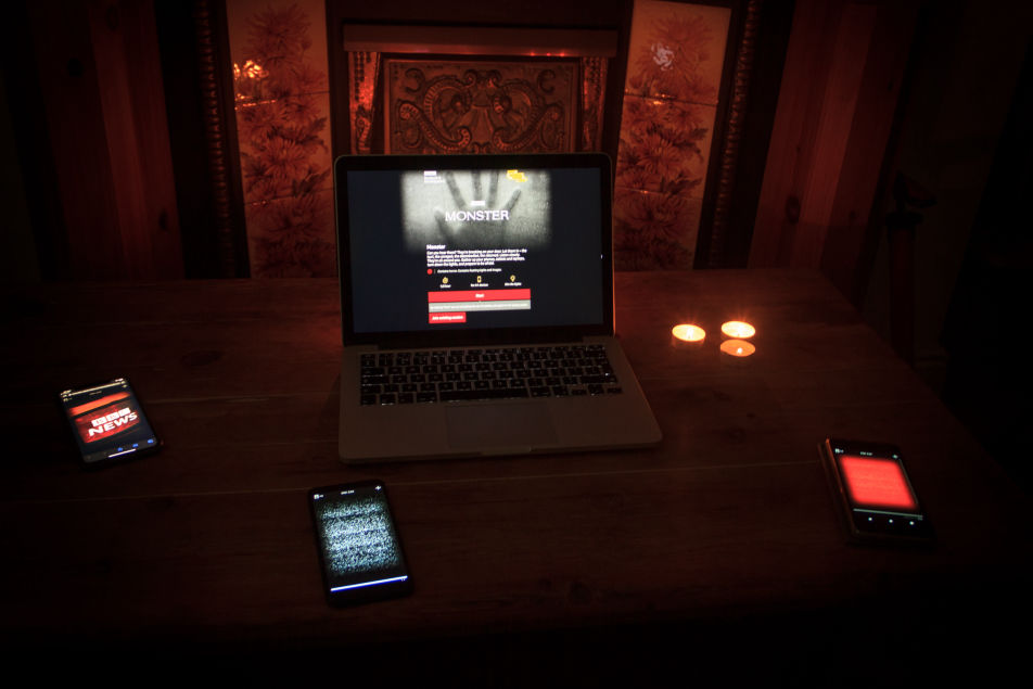 Monster - laptop and mobile phones
